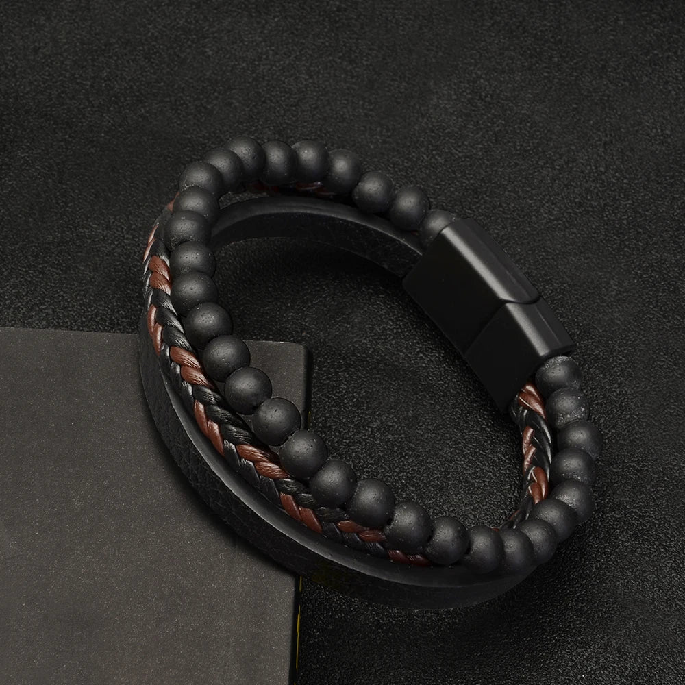 Jewelance™ CalmBand: Rauhoittava Luonnonkivi Ahdistus Rannekoru