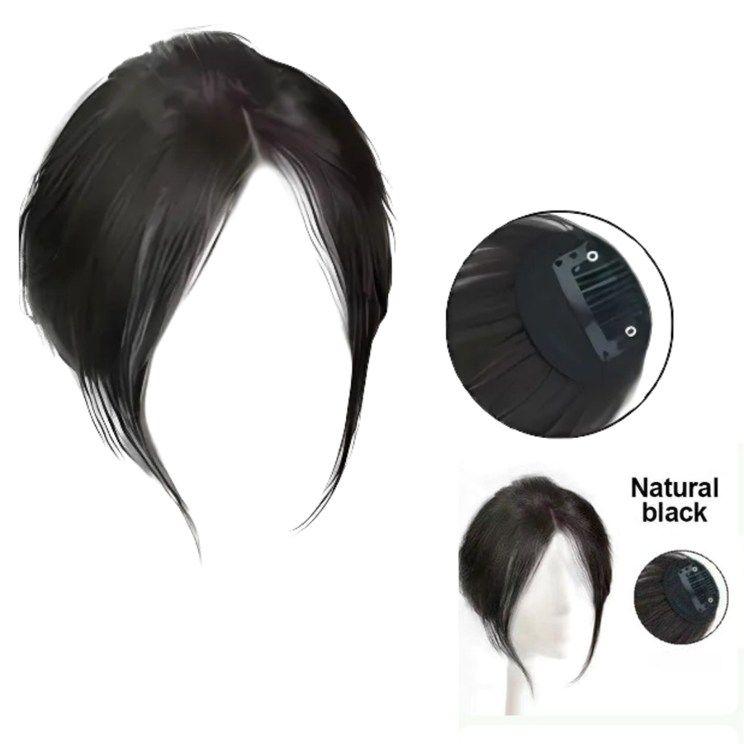 Rose® HairBangs 1+1 ILMAINEN: Osittainen Hius Otsatukka Etuhiuslisäke Clip