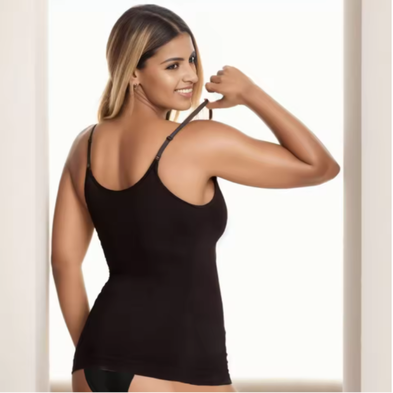 Icone™ ShapingTop 1+1 ILMAINEN: Koko Päivän Muotoileva Camisole Toppi Kanssa Saumaton Kapea Istuvuus