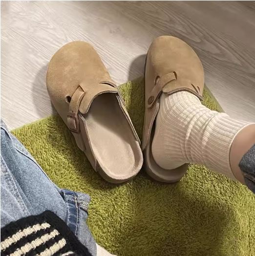 Happy™ ClassySandals: Mukava Klassinen Tyyli Suljettu Kärki Litteät Sandaalit
