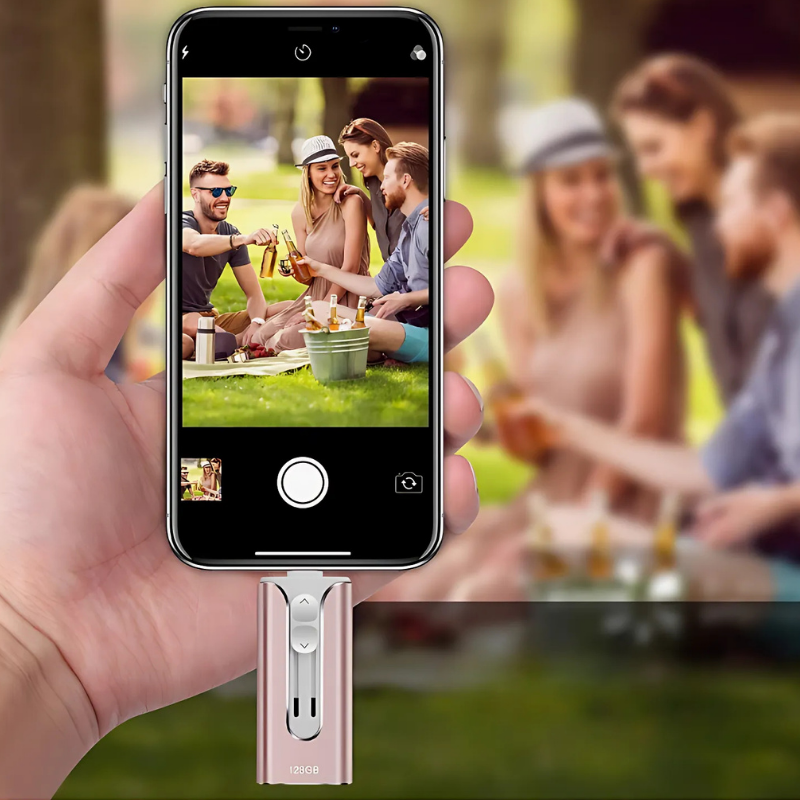 USBDrive - Kompakti Ja Kestävä Monilaitteinen 4‑In‑1 USB-Muistitikku