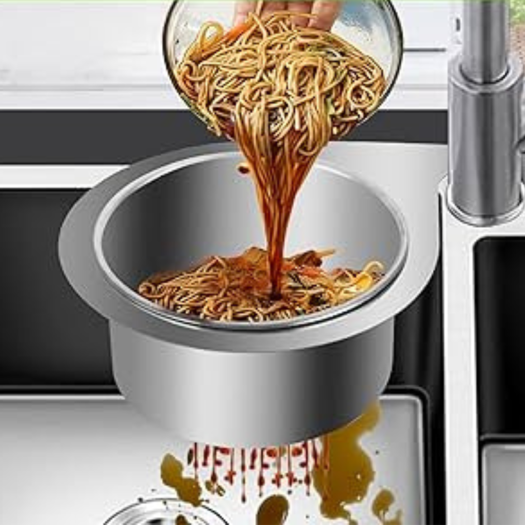 Globetrek° SinkStrainer 1+1 ILMAISEKSI: Ruostumaton Suodatin Joutsen Tyyli Tiskialtaan Siivilä