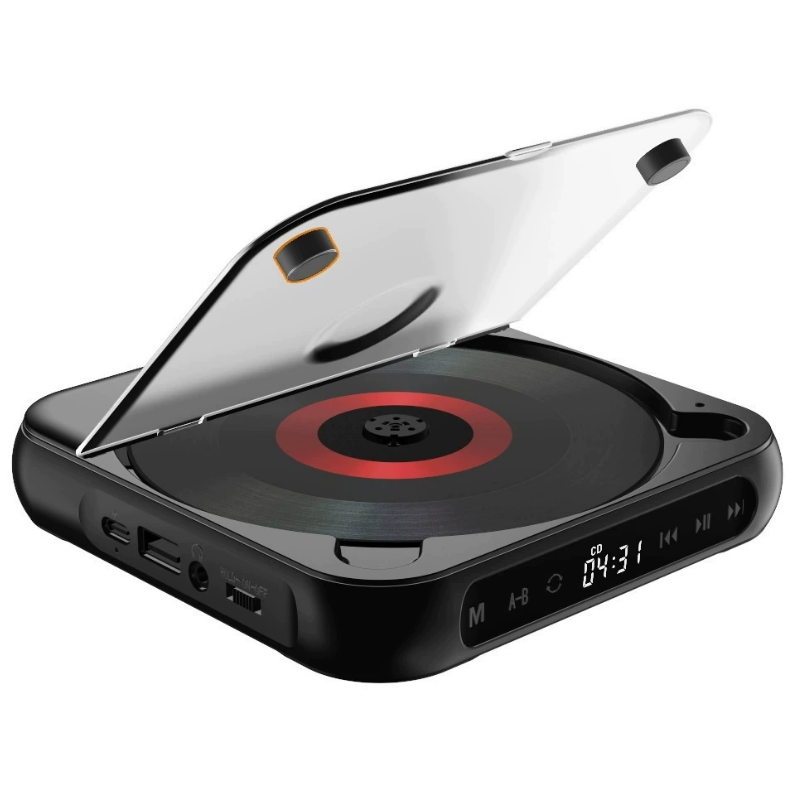 CDPlayer: Kannettava Bluetooth Ja Langallinen CD-Soitin