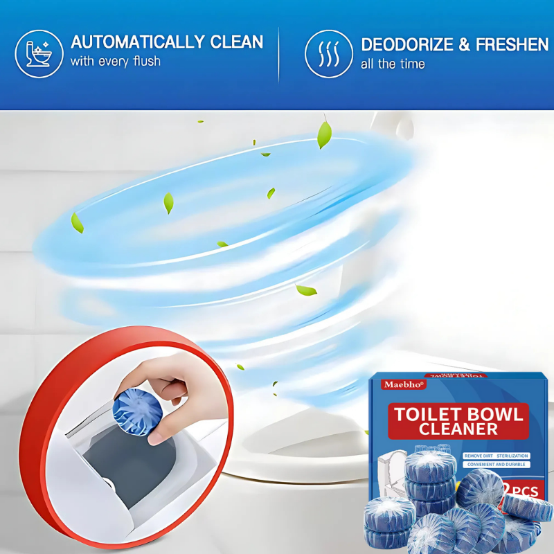 Cleaner Pro° ToiletTablets: Automaattinen Drop-In WC-Puhdistustabletit Tabletit