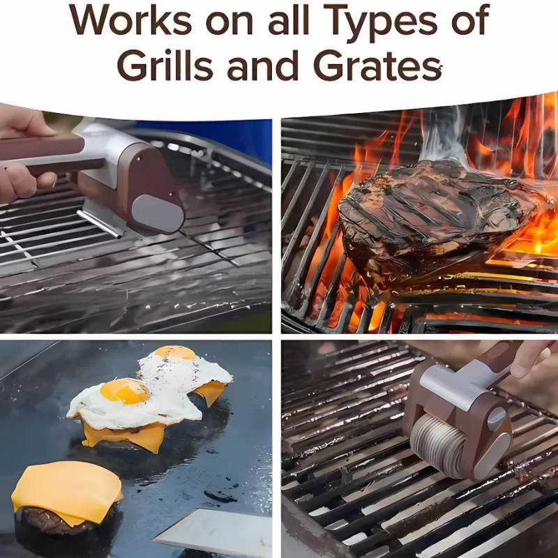 Cleaner Pro° GrillCleaner: Ladattava Sähköinen Harjaton Grillipuhdistin Rulla