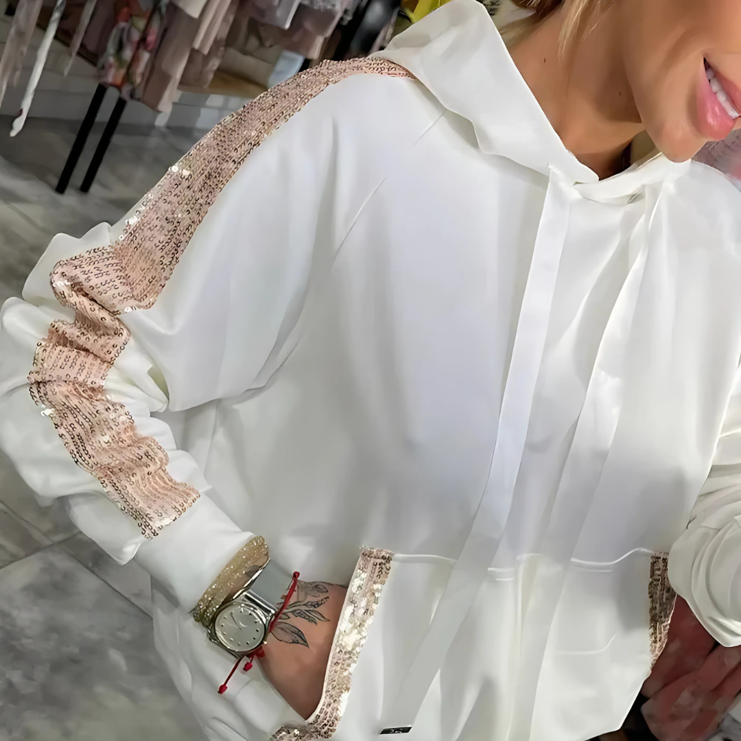 Icone™ SparklySet: Kimalteleva Ja Mukava Huppari- Ja Takkisetti