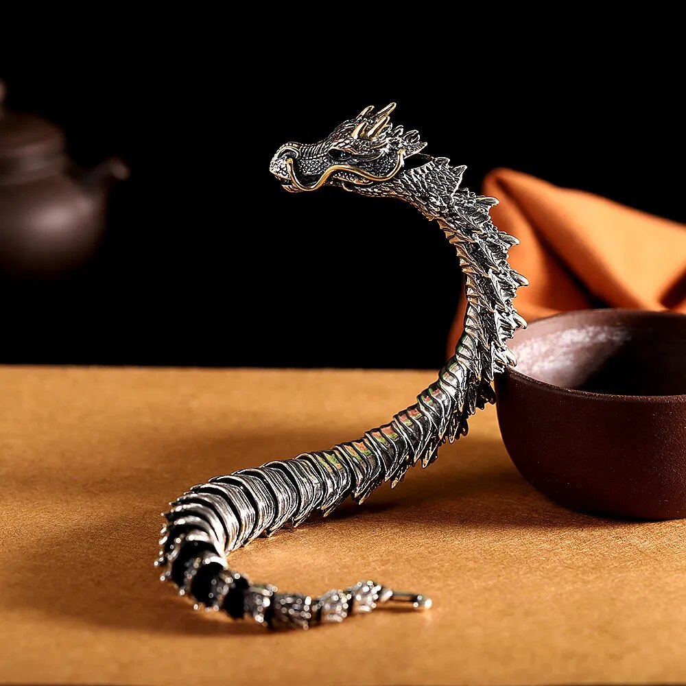 Jewelance™ SilverDragon - Sterling Hopea Rannerengas
