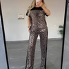 Icone™ LeopardOutfit: Koko Päivän Mukavuus Kanssa 2-Osainen Leopard Asu Setti
