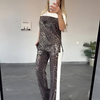 Icone™ LeopardOutfit: Koko Päivän Mukavuus Kanssa 2-Osainen Leopard Asu Setti