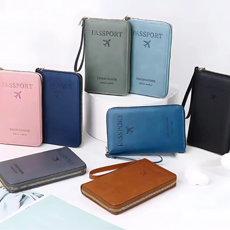 Icone™ TravelWallet 1+1 ILMAINEN: Kaikki Yhdessä Passikotelo Ja Matkalompakko