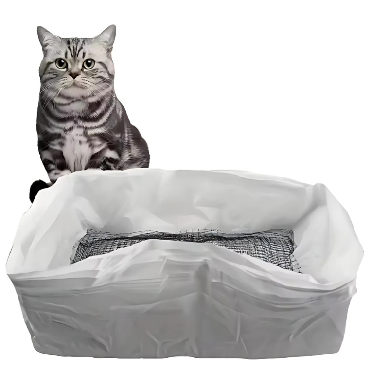 Catfri® WasteFilter 1+1 ILMAINEN: Uudelleenkäytettävät Kissan Hiekkalaatikon Vuoraukset Jätteiden Poistoon