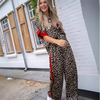 Icone™ LeopardOutfit: Koko Päivän Mukavuus Kanssa 2-Osainen Leopard Asu Setti