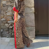 Icone™ LeopardOutfit: Koko Päivän Mukavuus Kanssa 2-Osainen Leopard Asu Setti