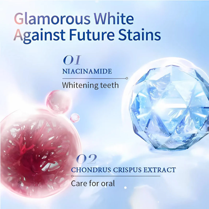 WhiteningToothpaste 1+1 ILMAINEN: Niacinamide-Valkaiseva Ja Tahroja Poistava Hammastahna