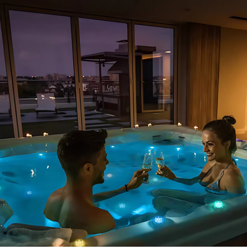 Ledsen™ PoolLights 1+1 ILMAINEN: Vedenpitävät LED Allas, Kylpy Ja Juhlavalot