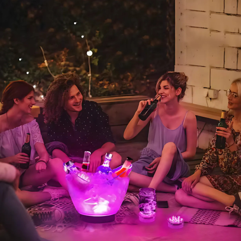 Ledsen™ PoolLights 1+1 ILMAINEN: Vedenpitävät LED Allas, Kylpy Ja Juhlavalot