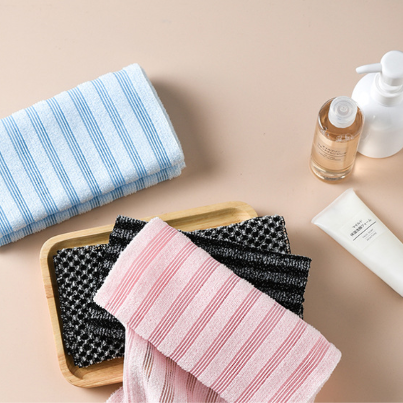 ScrubTowel 1+1 ILMAISEKSI - Kuorinta Suihku Hangata Pyyhe