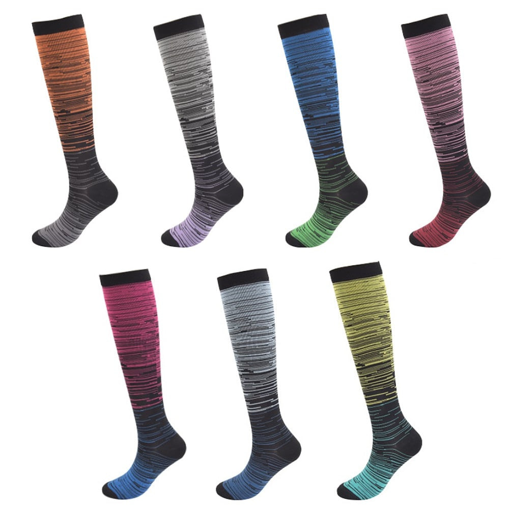 Happy™ FitnessSocks 1+1 ILMAINEN: Kompressio Kunto Sukat Miehille Ja Naisille