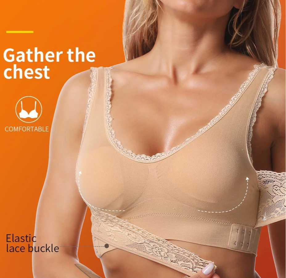 Icone™ LaceBra: Lanka Ilmainen Otsa Ylittää Pitsi Hissi Rintaliivit