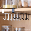 GlideHold® ShelfHooks 1+1 ILMAISEKSI: Hylly Ripustettavat Telinekoukut Keittiöön Ja Vaatekaappiin
