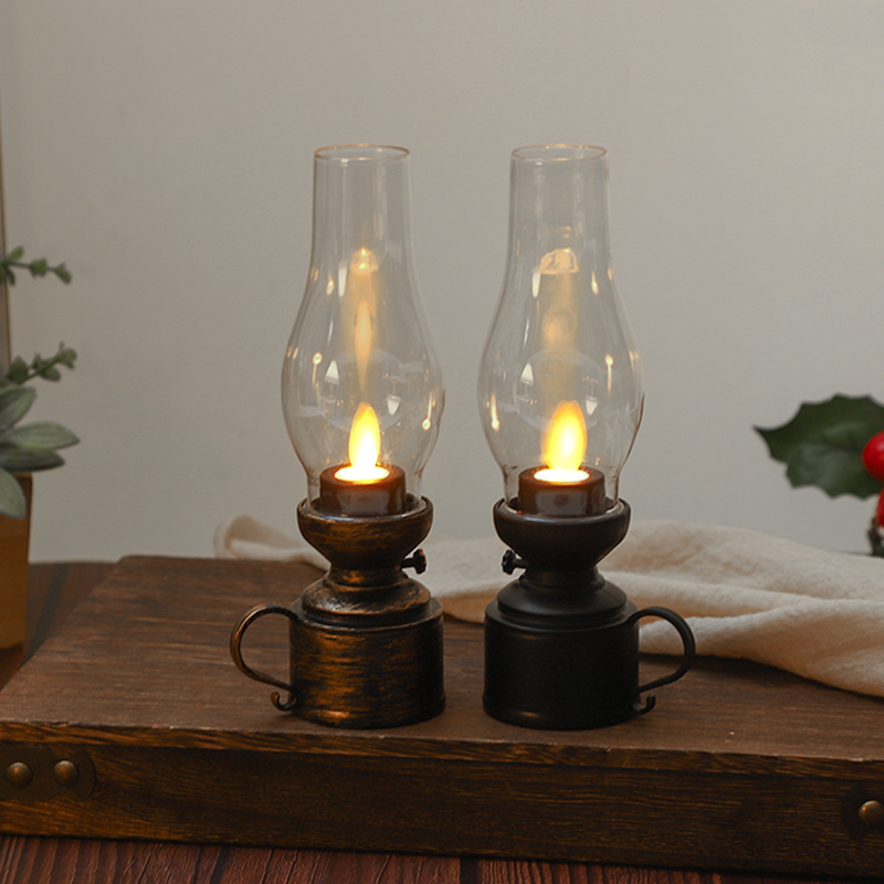 Ledsen™ VintageLamp 1+1 ILMAINEN: Vintage LED Kerosiini Lamppu Kanssa Välkkyvä Liekki
