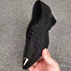 Happy™ GlimmerShoes: Mesh Korkokengät Kengät Kanssa Kristalli Aksentit