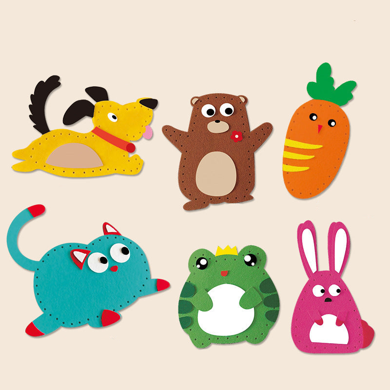 Kletshuts™ SewingCraft 1+1 ILMAINEN: DIY Eläin Ompelu Kit Lapset Luova Käsityö Aseta