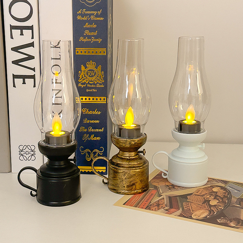 Ledsen™ VintageLamp 1+1 ILMAINEN: Vintage LED Kerosiini Lamppu Kanssa Välkkyvä Liekki