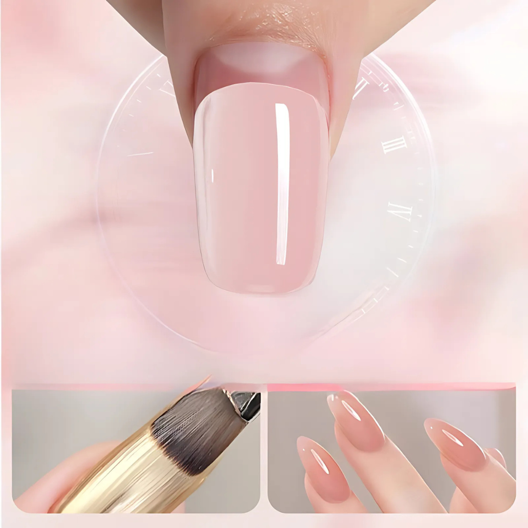 NailClear 1+1 ILMAINEN - 3 In 1 Läpinäkyvä Ammattimainen Kynsikonstruktiogeeli