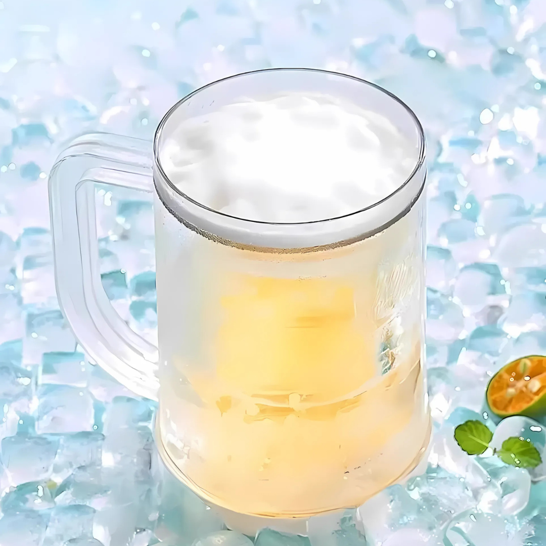 Globetrek° IceMug 1+1 ILMAINEN: Tuplakerros Nopea Jää Jäähdytys Pakastin Muki