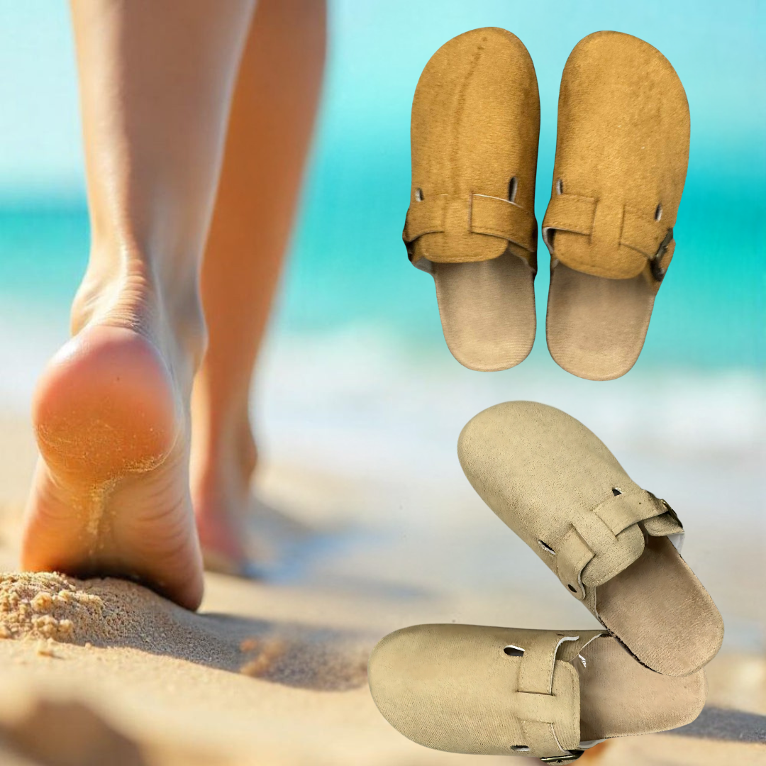 Happy™ ClassySandals: Mukava Klassinen Tyyli Suljettu Kärki Litteät Sandaalit
