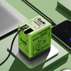 DualCharger: Pikalataus Kaksois Sisäänvedettävä Kaapeli Matka Laturi