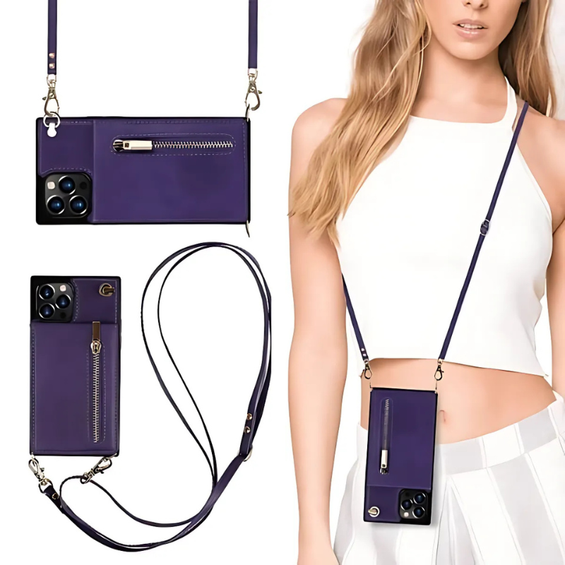Icone™ PhoneWallet: CrossBody Puhelin Kotelo Lompakko Ja Korttikotelo