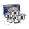 Globetrek° CookingSet: 12-Osainen Ruostumattomasta Teräksestä Valmistettu Keittiövälineet