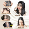 Rose® WigBangs 1+1 ILMAINEN: Saumaton Peruukki Luonnollisen Näköinen Hiusotsat Pidennykset