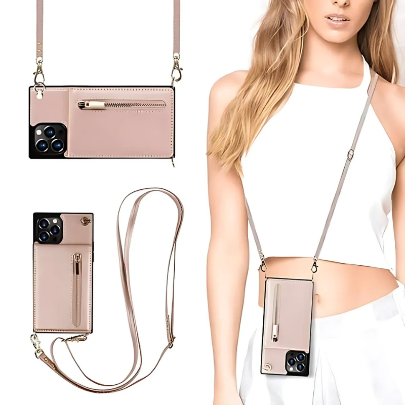 Icone™ PhoneWallet: CrossBody Puhelin Kotelo Lompakko Ja Korttikotelo