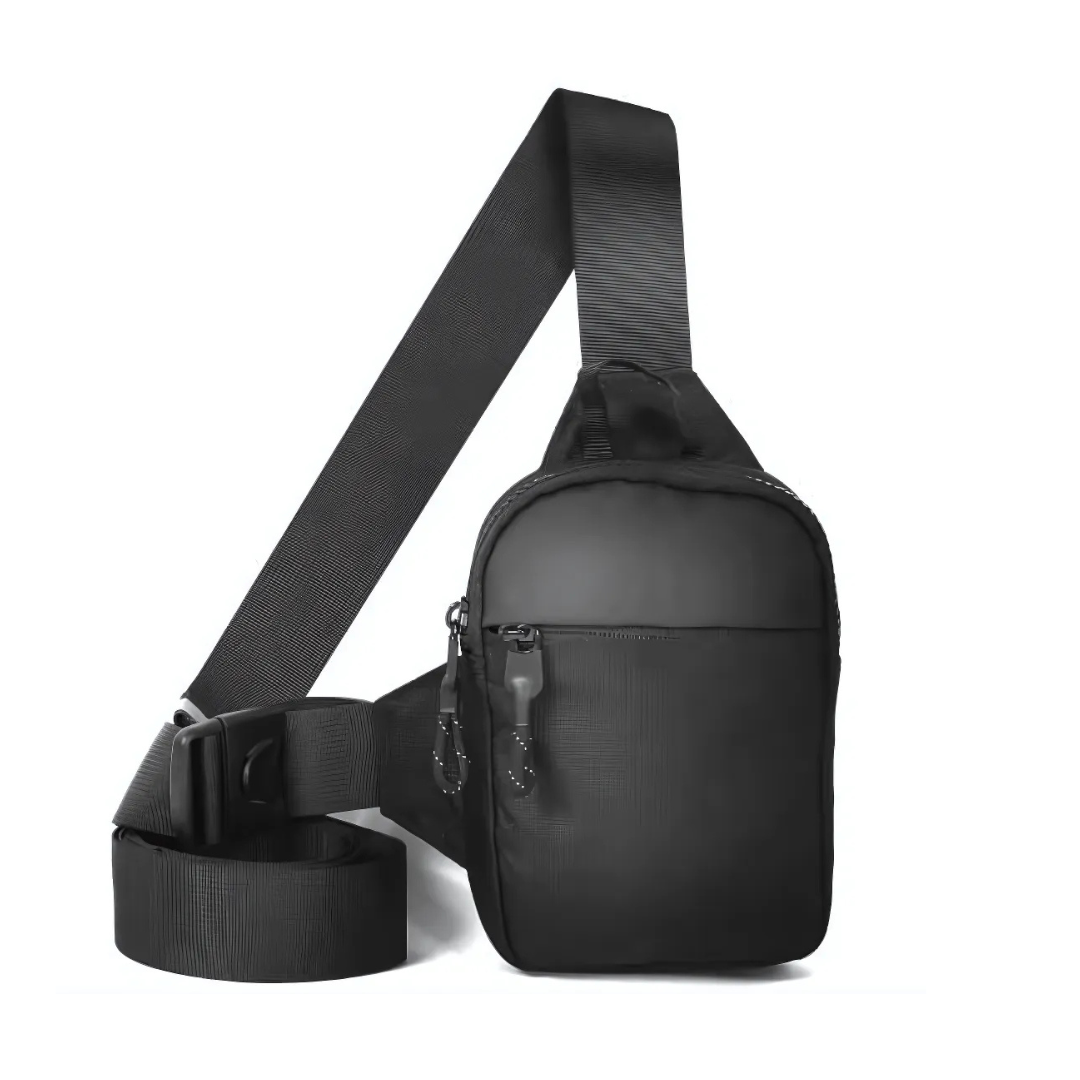 Icone™ ChestBag 1+1 ILMAINEN: Säädettävä Hihna, Unisex-Mallinen Mini-Rintalaukku