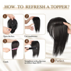 Rose® WigBangs 1+1 ILMAINEN: Saumaton Peruukki Luonnollisen Näköinen Hiusotsat Pidennykset