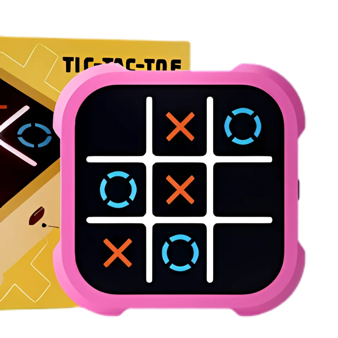 Kletshuts™ FunTicTacToe: Interaktiivinen Elektroninen Ristinolla Peli Varten Kaikki Ikäryhmät