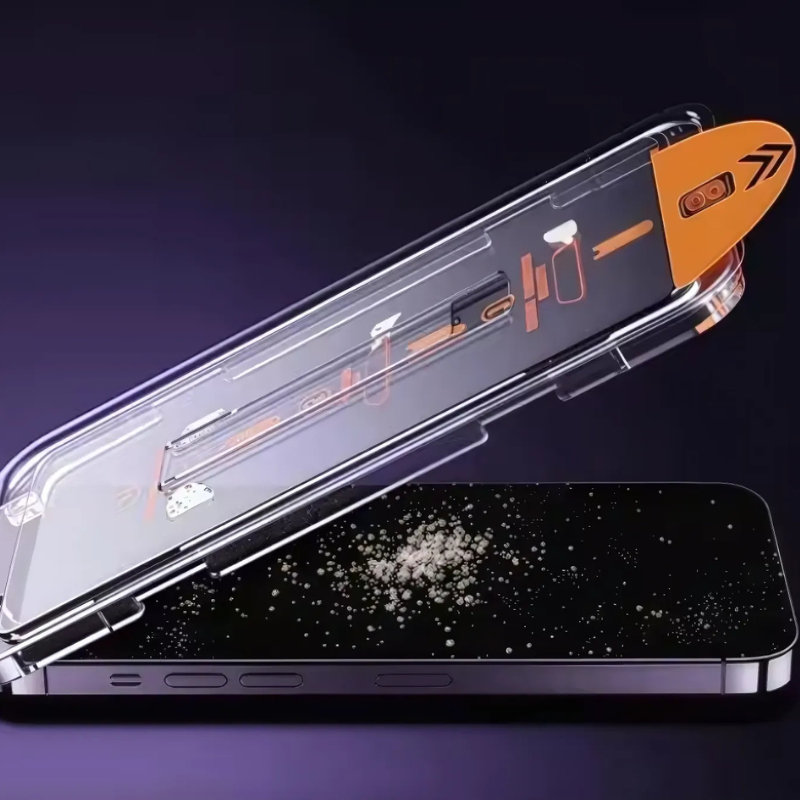 ScreenProtect 1+1 ILMAINEN: iPhone-Karkaistu Lasi HD-Näytönsuoja