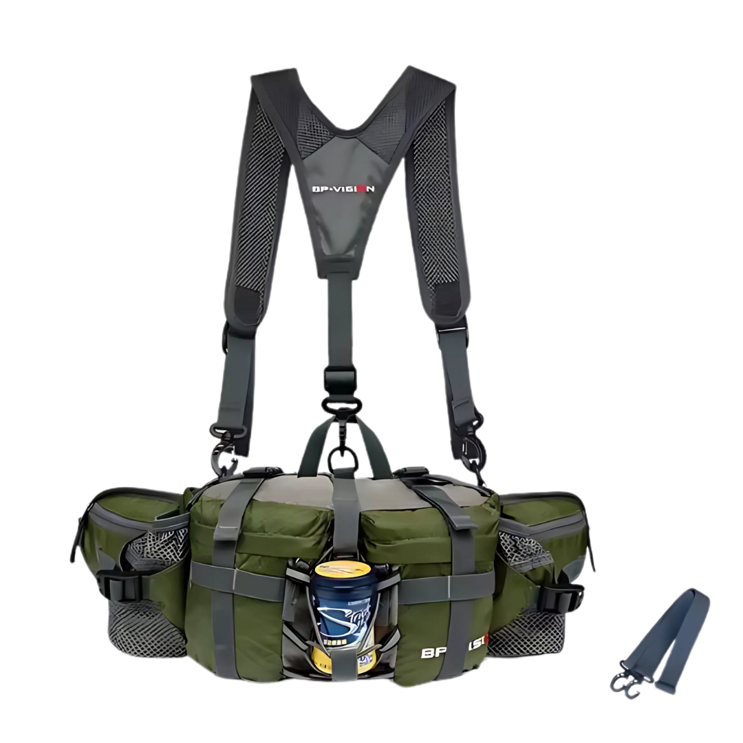 Icone™ AdventureBag: Monitoiminen Ulkoilu Seikkailu Gear Laukku