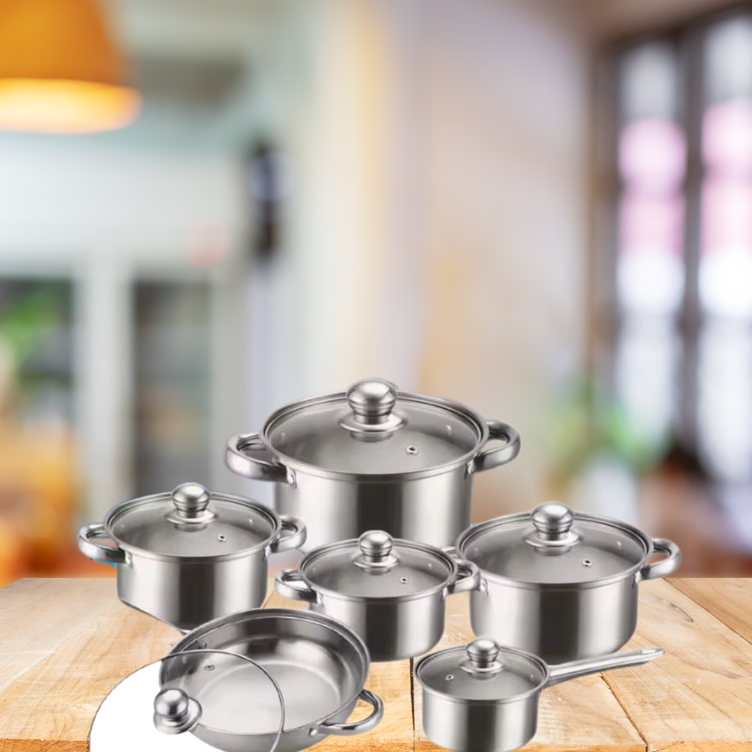 Globetrek° CookingSet: 12-Osainen Ruostumattomasta Teräksestä Valmistettu Keittiövälineet