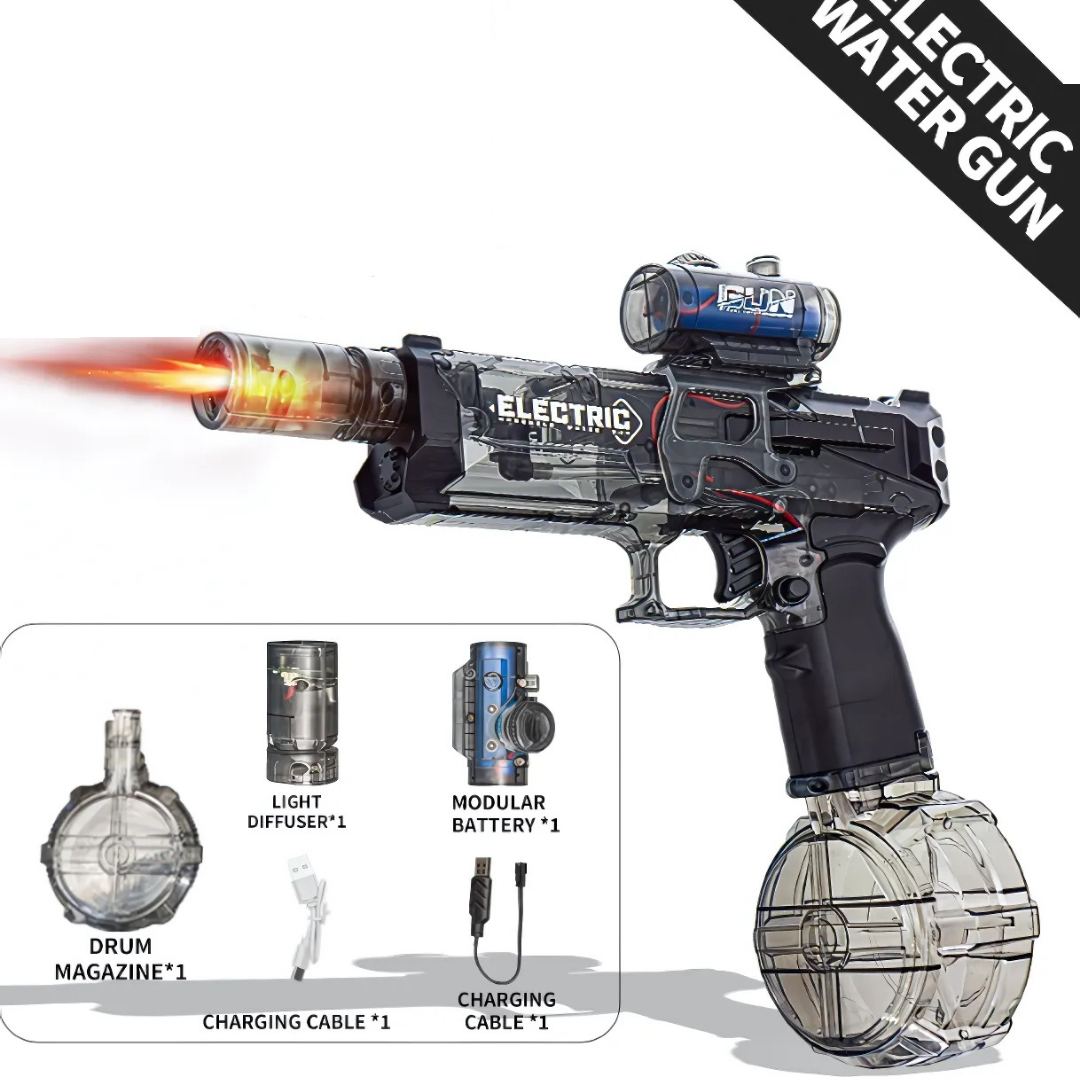 Kletshuts™ WaterGun: Pitkän Kantaman Ampuma Sähköinen Vesipyssy