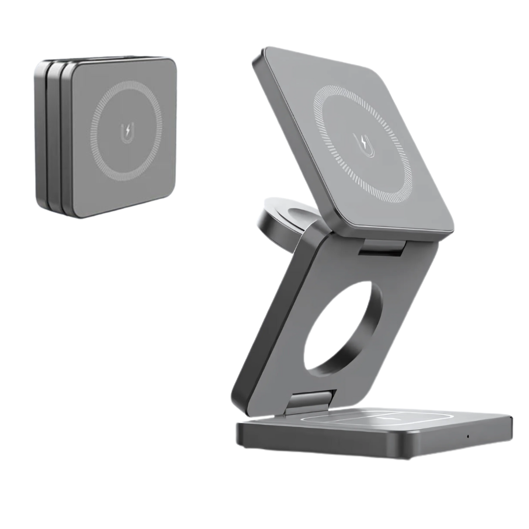 Holder360° MultiCharger: Monitoiminen Taittuva Magneettinen Lataus Teline