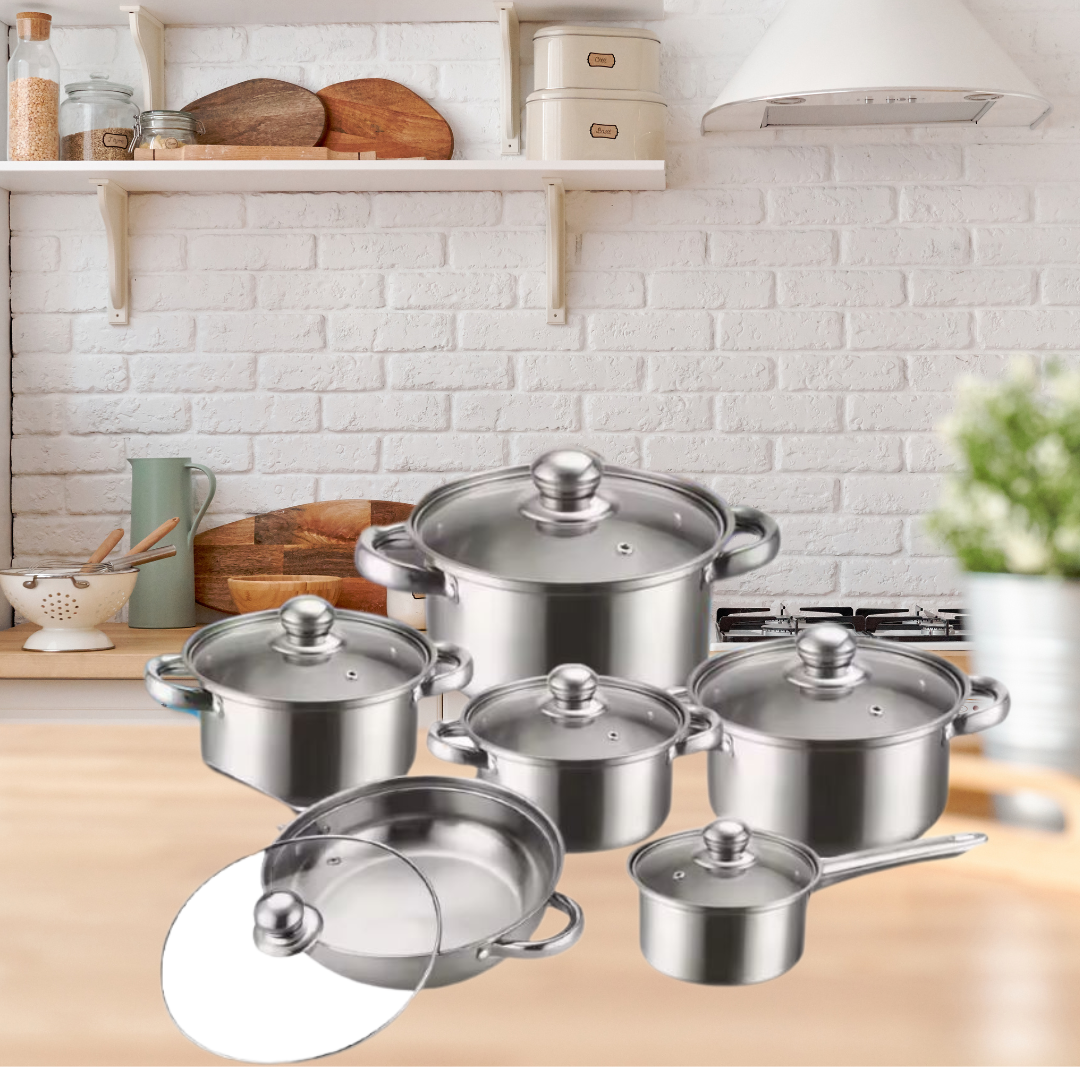Globetrek° CookingSet: 12-Osainen Ruostumattomasta Teräksestä Valmistettu Keittiövälineet
