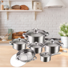 Globetrek° CookingSet: 12-Osainen Ruostumattomasta Teräksestä Valmistettu Keittiövälineet