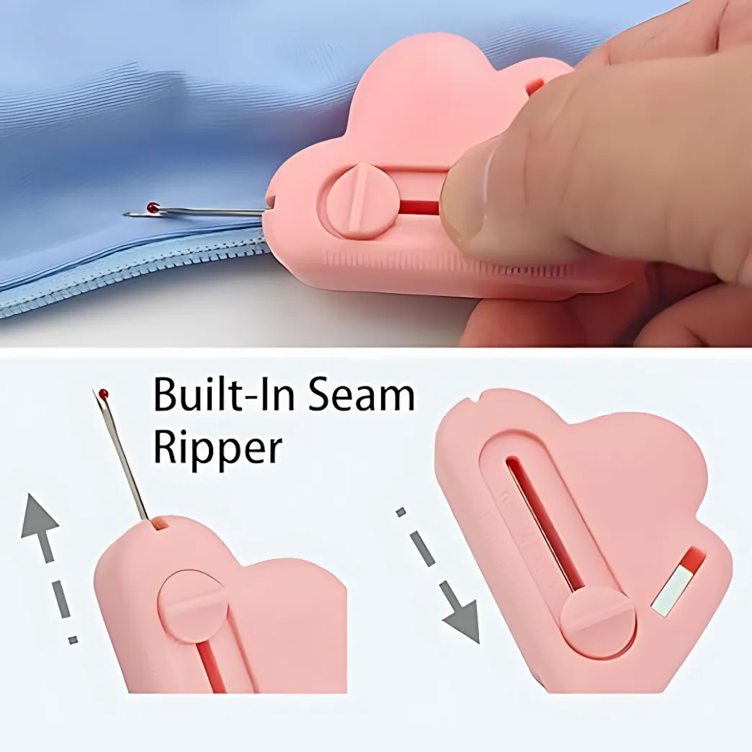 SewingTool- 2 in 1 Säädettävä Ompelunohjain Ja Sisäänrakennettu Sauman Ripper Työkalu