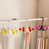 GlideHold® HangerHooks: 360° Kääntyvä 6 Kynsi Koukku Vaatekaapin Järjestelijä Ripustin