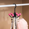GlideHold® HangerHooks: 360° Kääntyvä 6 Kynsi Koukku Vaatekaapin Järjestelijä Ripustin