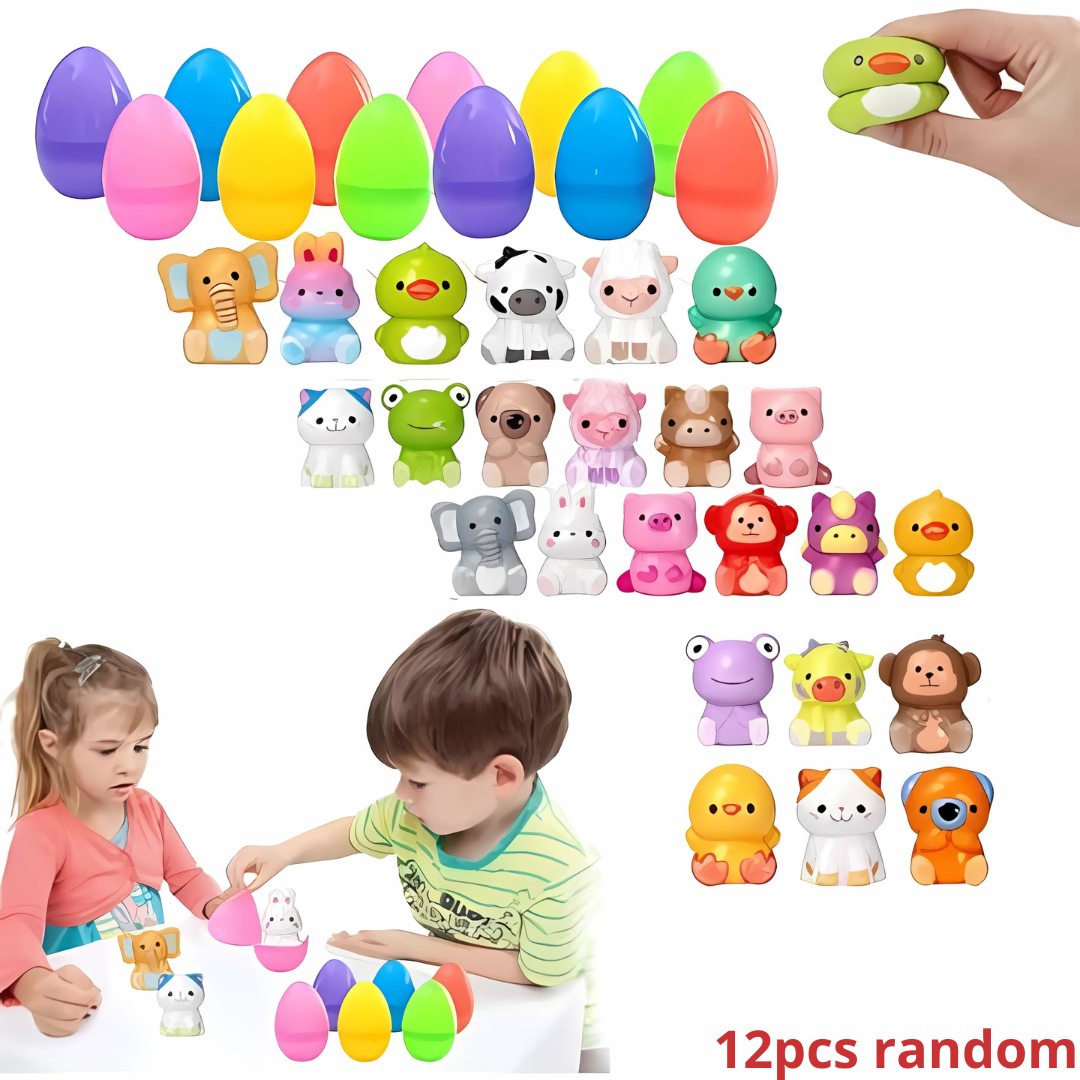 Kletshuts™ EggsSuprise: Pääsiäisen Yllätys Munat Purista Leluja